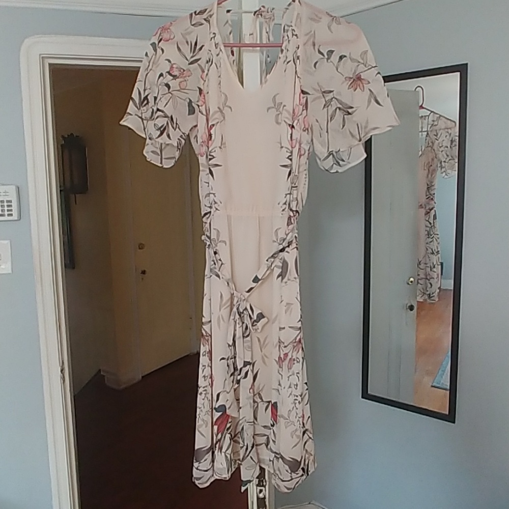 Pink Floral Dress